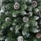 7.5ft. Unlit Snowy Oakley Hills Fir Artificial Christmas Tree with Pinecones